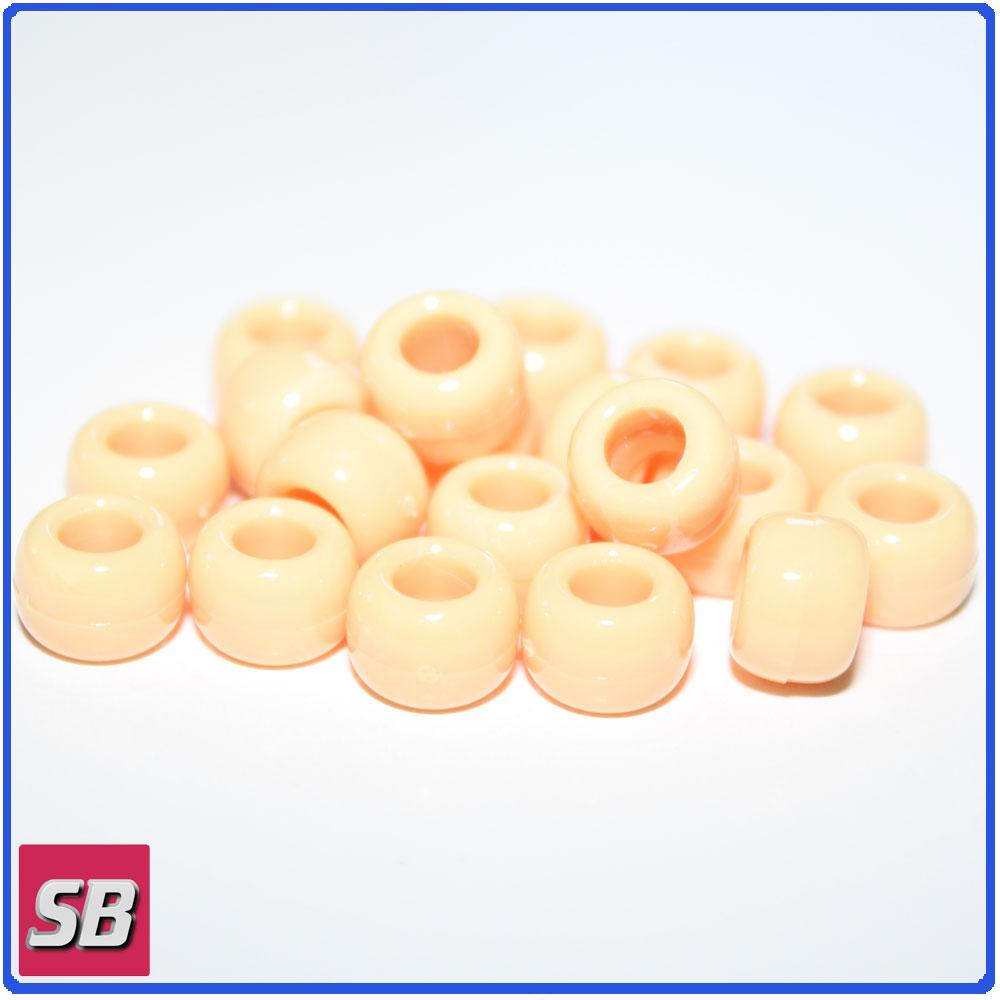 50154 サンド 不透明(Opaque) 9x6mm(標準) バレル ポニービーズ (100個) | 1枚目