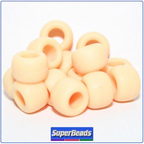 50289 サンド マット(Matte) 9x6mm(標準) バレル ポニービーズ (100個) | 1枚目