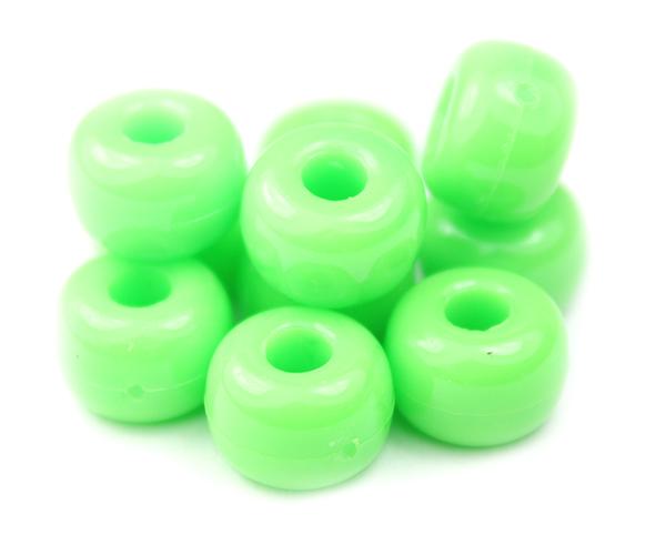 50750 ライム 不透明(Opaque) 11x8mm ラージ バレル ポニービーズ (50個)