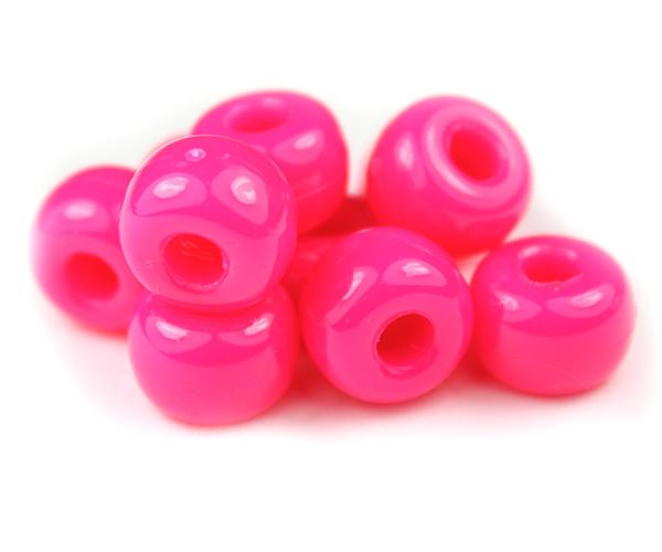 52004 マゼンタ ネオン ブライト 11x8mm ラージ バレル ポニービーズ (50個) | 1枚目