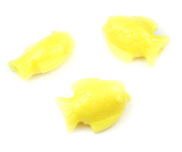 57234 イエロー 不透明(Opaque) 25mm サカナ ポニービーズ (10個) | 1枚目