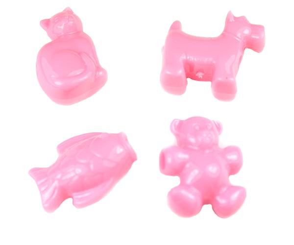 57311 ベイビー ピンク 不透明(Opaque) 25mm ペット ポニービーズ (10個)