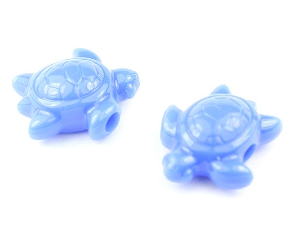 57151 ツルニチニチソウ 不透明(Opaque) 25mm ウミガメ ポニービーズ (10個)